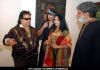 Bappi Lahiri, Sahil Multi Khan and Daxa Khandwala at Daxa Khandwala's Painting Exhibition